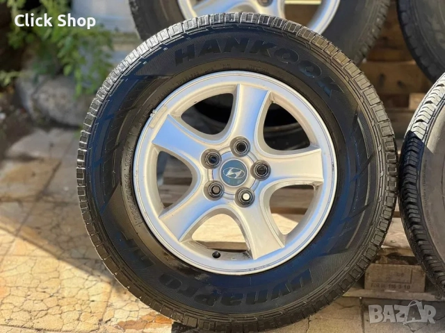 5х114.3 16 Цола Оригинални Hyundai Santa Fe, снимка 3 - Гуми и джанти - 52448775
