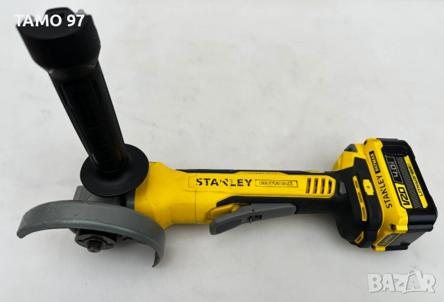 Stanley SFMCG700 - Безчетков ъглошлайф 2x18V 4.0Ah перфектен!, снимка 3 - Ъглошлайфи - 53368089