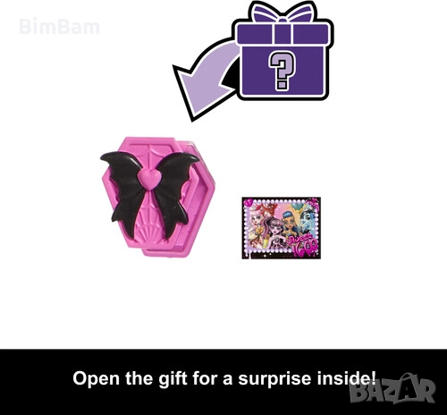 Оригинална кукла Monster High Scary Sweet Birthday - Дракулора / Mattel, снимка 4 - Кукли - 52303676