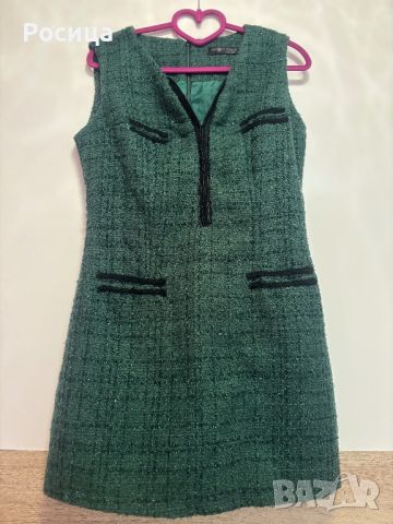 Зелена рокля , снимка 1 - Рокли - 45805584