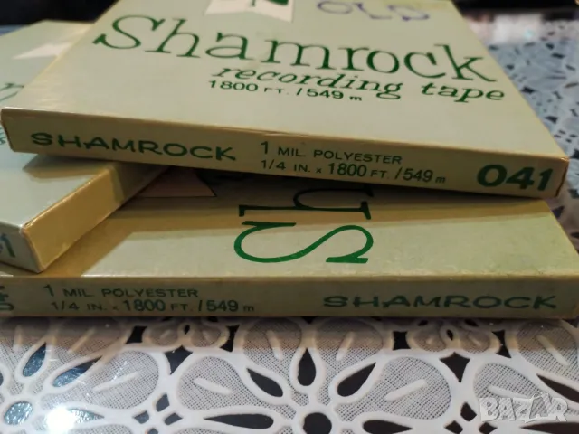 Магнетофонни Ролки 18 см Shamrock, снимка 7 - Аудио касети - 48507717