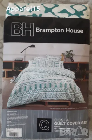 Brampton House нов вносен памучен двоен спален комплект