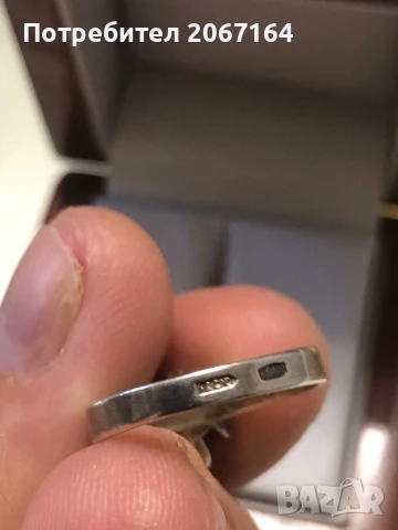 Съветски сребърен пръстен, снимка 6 - Пръстени - 50841225