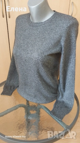 пуловер BLUE MOTION. 45%кашмир, 55% коприна.размер S, снимка 6 - Блузи с дълъг ръкав и пуловери - 52509851