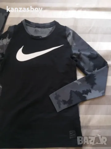 NIKE PRO HYPERWARM THERMA FITTED - страхотна юношеска блуза 158-170см., снимка 4 - Детски анцузи и суичери - 47272282