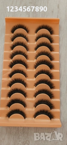 3D Мигли 10 чифта в кутия, снимка 3 - Други - 53165219