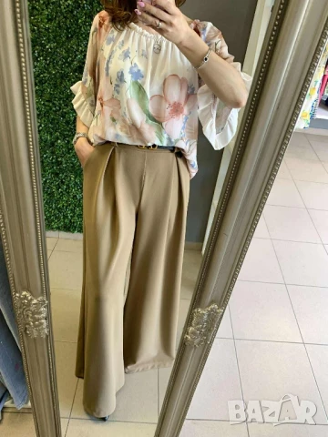 панталон с широк крачол тип пола панталон , снимка 15 - Панталони - 50872808