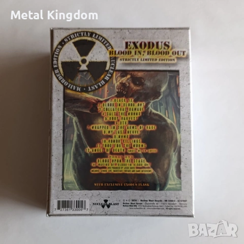 EXODUS - Blood In Blood Out (Box Set) NEW & SEALED Thrash Metal, снимка 2 - CD дискове - 53286158