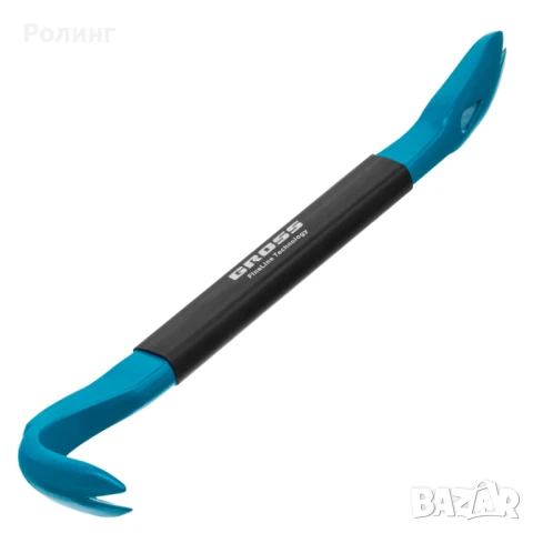 Щанга тип "кози крак" GROSS, гумирана дръжка, 300x22x14мм/25253