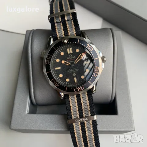 Мъжки часовник OMEGA Seamaster Diver 300M 007 Edition с автоматичен механизъм, снимка 2 - Мъжки - 46836266