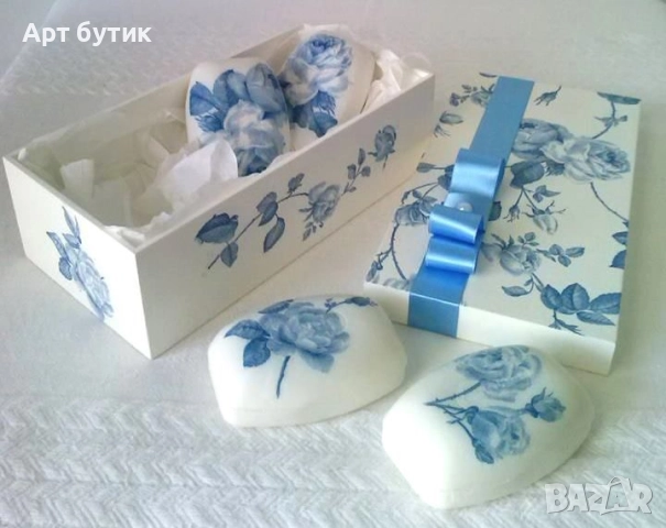 Сапунчета с декупаж за подарък на гости на Св. Кръщение