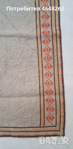 Ръчно бродирани карета върху панама, снимка 4 - Други - 54242416