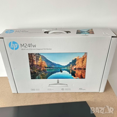 Монитор HP M24fw 23.8″ FHD IPS/75Hz/300Nit/1000:1/FreeSync, снимка 8 - Монитори - 52500016