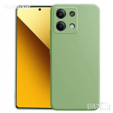 Силиконов кейс iPaky матиран, За Xiaomi Redmi Note 13 Pro 5G, Ментов, снимка 1 - Калъфи, кейсове - 47837724