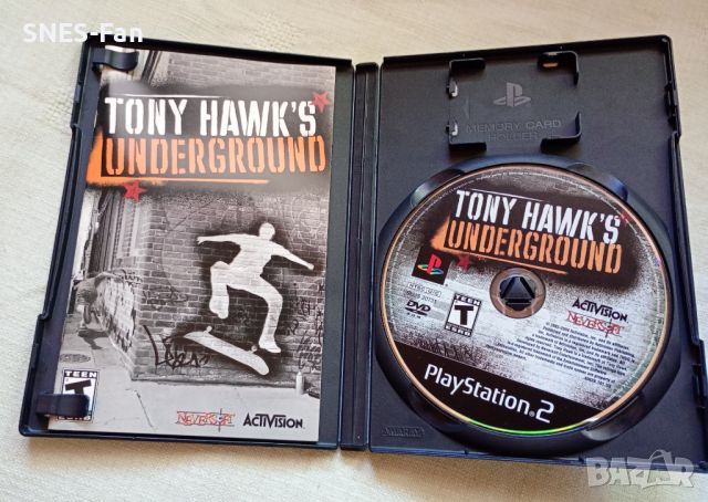 Tony Hawk's Underground PS2 NTSC U/C, снимка 2 - Игри за PlayStation - 46232058