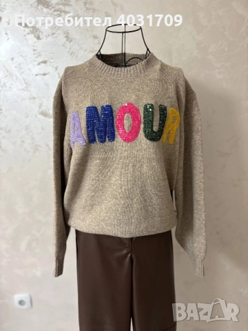 Пуловер , снимка 2 - Блузи с дълъг ръкав и пуловери - 52829396