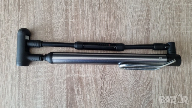 Компактна крачна помпа за колело Decathlon, снимка 6 - Аксесоари за велосипеди - 53557959