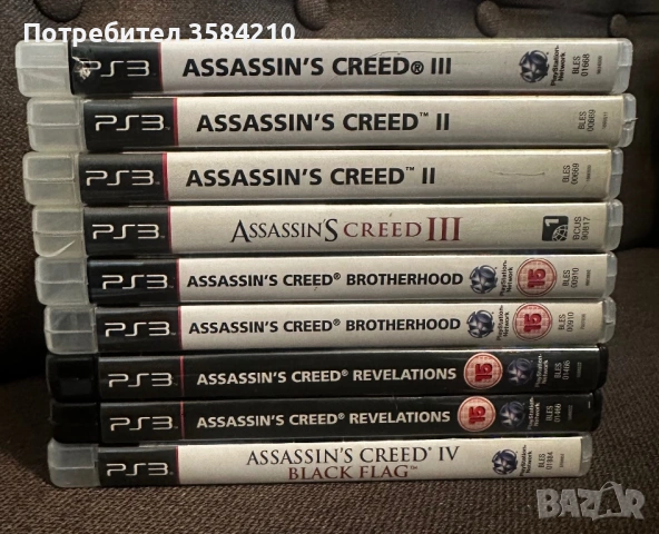 PS3 Assassin's Creed колекция, снимка 2 - Игри за PlayStation - 53916837