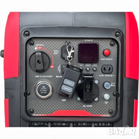 3.5kW Инверторен генератор за ток 3500i ел. старт, Дистанционно управление, снимка 7 - Генератори - 51470210