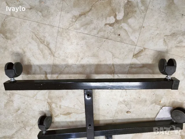 Щендер за дрехи - регулируем метален с колелца 210 х 130 см, снимка 2 - Оборудване за магазин - 50372316