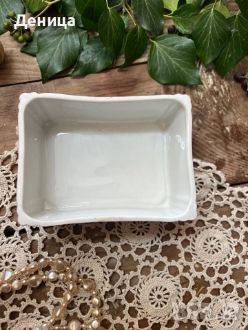 Schwarzenhammer 1946-1949 Страхотен преливащ цвят на млечен шоколад, романтична двойка и позлата  , снимка 5 - Други - 53265721