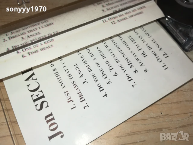 JON SECADA-TAPE 1107252000, снимка 6 - Аудио касети - 50990939