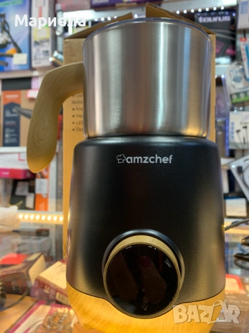 AMZCHEF Уред за млечна пяна / Капучинатор 550W / 8 Програми