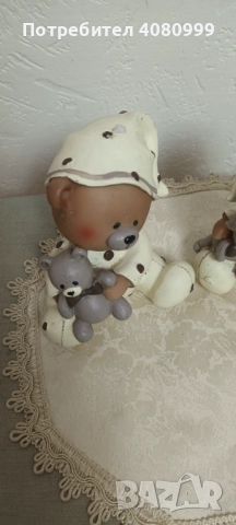 Две керамични мечета - касички, снимка 2 - Колекции - 51969426