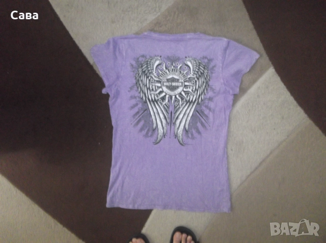 Тениска HARLEY-DAVIDSON  дамска,М-Л, снимка 4 - Тениски - 51597247