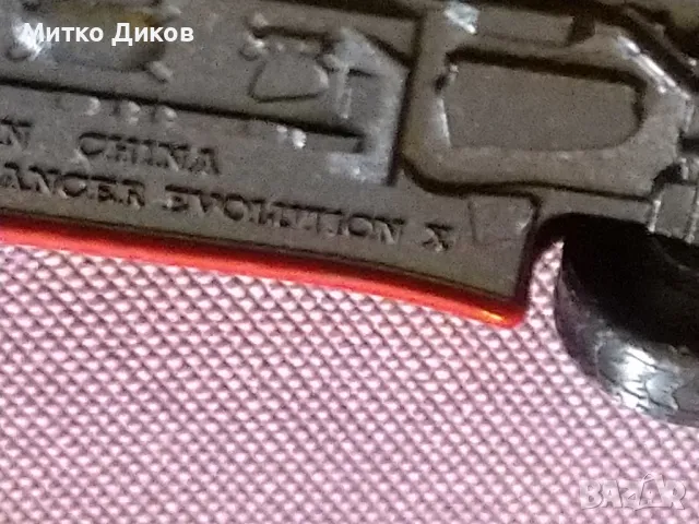 Mitsubishi lancer evolution Welly колекционерска количка, снимка 7 - Колекции - 50257077