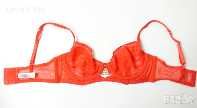 PRIMARK 75B качествен червен сутиен с меки чашки, снимка 8 - Бельо - 51968647