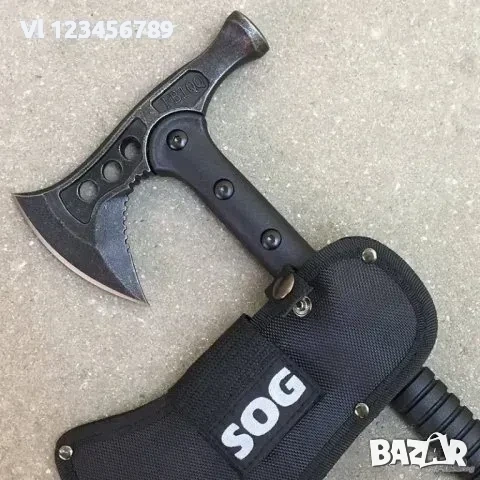 Томахавка - чук /брадва/ SOG - с калъф , снимка 3 - Ножове - 53870513