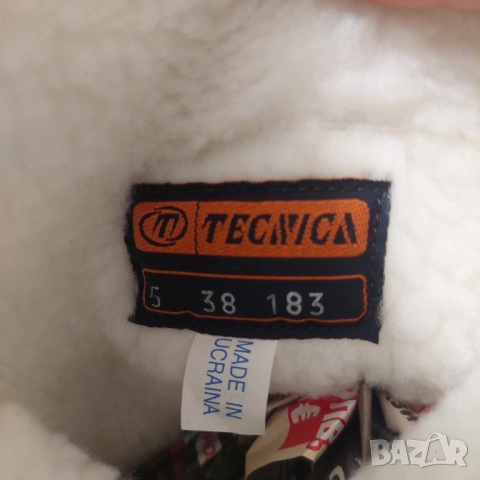 Оригинални високи ботуши Tecnica Moon Boot , винтидж, велурени номер 38, снимка 6 - Дамски ботуши - 52879627