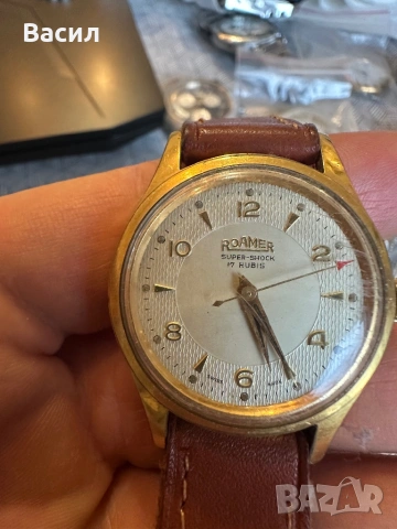Roamer Винтидж позлатен часовник