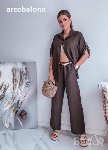 Удобен дамски комплект от две части, 2цвята , снимка 2 - Комплекти - 51159049