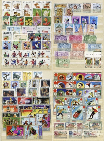 Албум KaBe A5 с над 400 чисти марки (MNH) африкански държави и 7 блока, снимка 4 - Филателия - 52351916