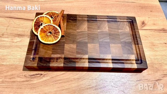 Ендгрейн дъски, подноси и дъски за мезета от DRVO Craft, снимка 5 - Аксесоари за кухня - 52366969