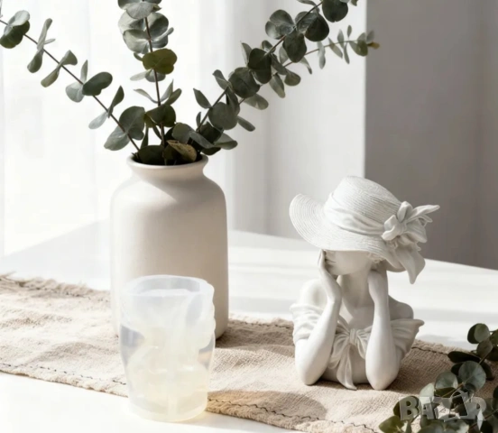 Молд жена с шапка , снимка 6 - Форми - 53039801