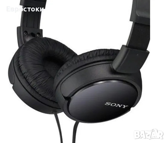 Слушалки SONY MDR-ZX110AP, кабелни слушалки с микрофон, цвят: черно, снимка 4 - Слушалки и портативни колонки - 48546471