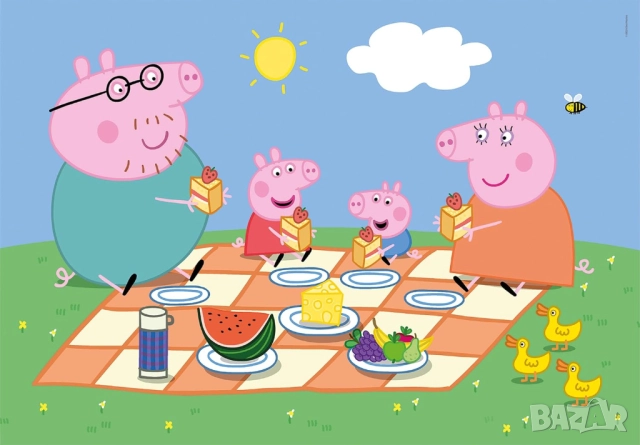 Бебе и детски пъзел Peppa Pig, 24 части, снимка 4 - Игри и пъзели - 51850680