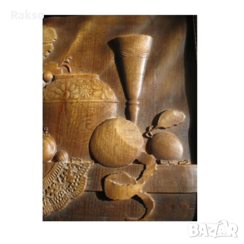 Дърворезба "Натюрморт", снимка 5 - Пана - 52834621