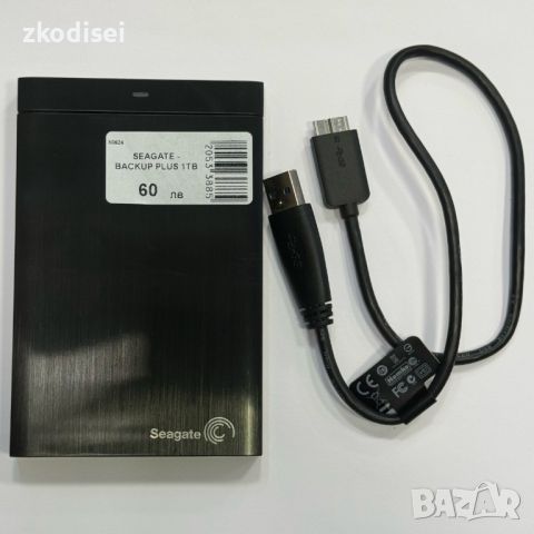 Външен хард Seagate - Backup Plus 1TB, снимка 1 - Външни хард дискове - 46461992