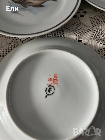 Български рибен сервиз “КИТКА”, снимка 4 - Сервизи - 52403618