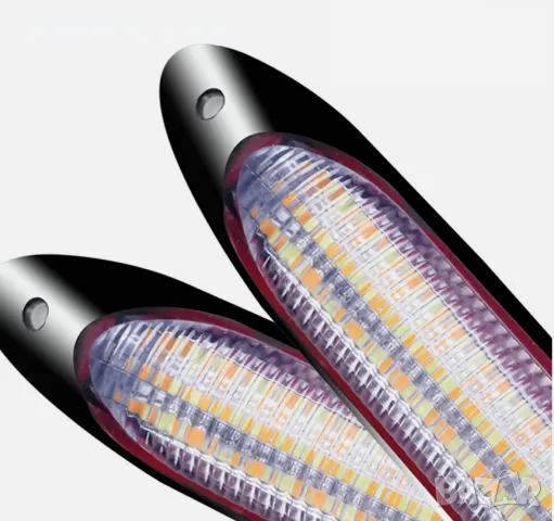 Дневни DRL LED гъвкави светлини с бягащ мигач - 23.5см. 2бр., снимка 5 - Аксесоари и консумативи - 47209962