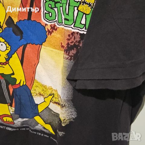 Оригинална тениска на The Simpsons XL cartoon t-shirt  , снимка 4 - Тениски - 45936816