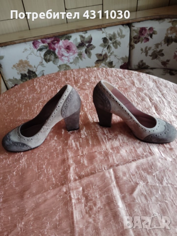 Елегантни дамски обувки un deux Trois 37 номер, снимка 5 - Дамски обувки на ток - 53390287