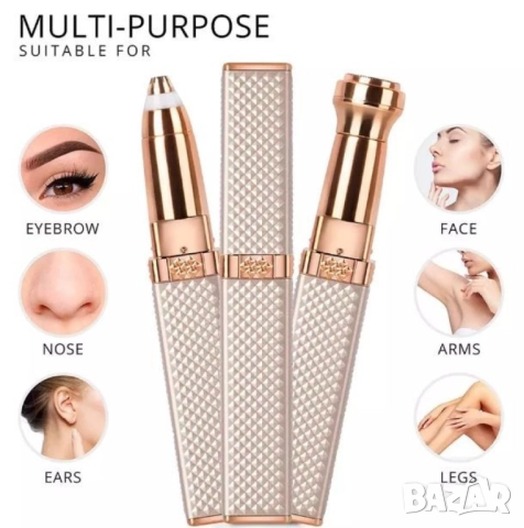 Дамски тример за лице и вежди, снимка 6 - Тримери - 52138193