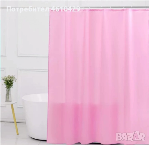 Луксозна завеса за баня 180х180см