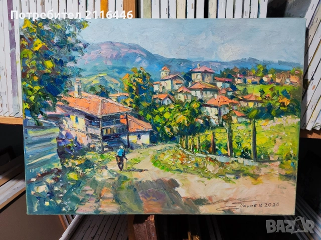 Картини на Георги "Паунец" Паунов - маслени бои, снимка 6 - Картини - 23298495