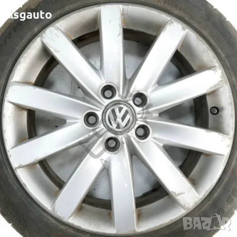 Алуминиеви джанти 5x112 с гуми R17 Volkswagen Golf VI 2008-2016 ID: 144998, снимка 2 - Гуми и джанти - 49644113